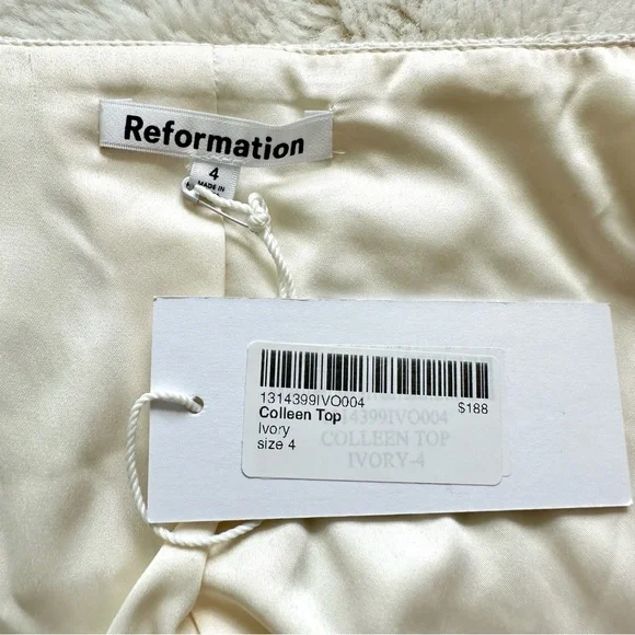 NWT!!! Reformation women top size 4 US - Picture 4 of 7